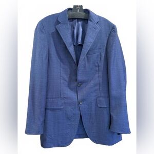 Canali Kei Navy Sport Coat - Blazer 48R